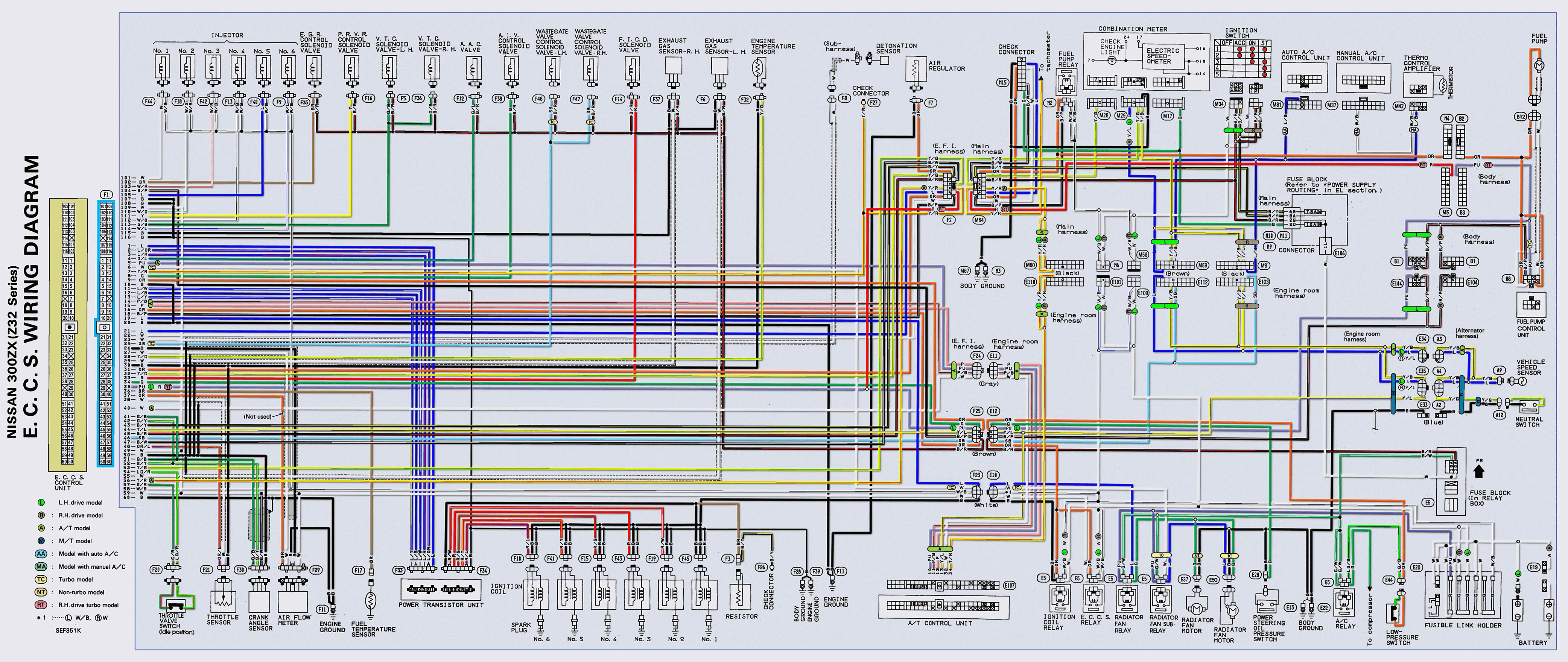 Twinturbo Net Nissan 300zx Forum Eccs Wiring Diagram In Color